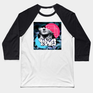 Vaporwave Aesthetic and Graffiti Letters Baseball T-Shirt